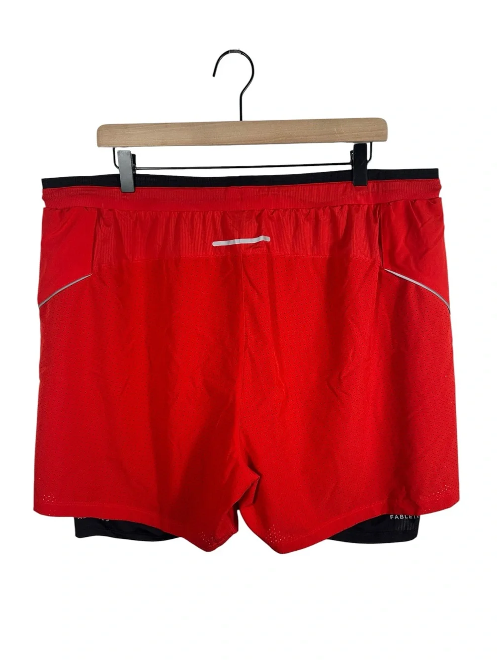 Fabletics The Kadence Short Lined 5” Running Shorts Red Athletic Men’s XXL